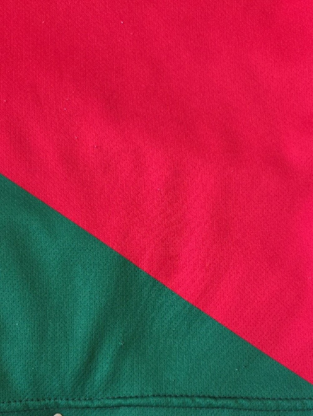 Portugal Red & Green Kids Soccer Jersey with Number 7 - Picture 5 of 5